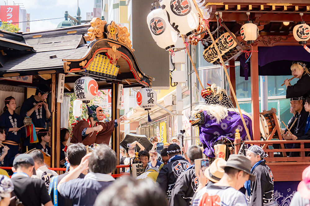 山車巡行・山車の競演